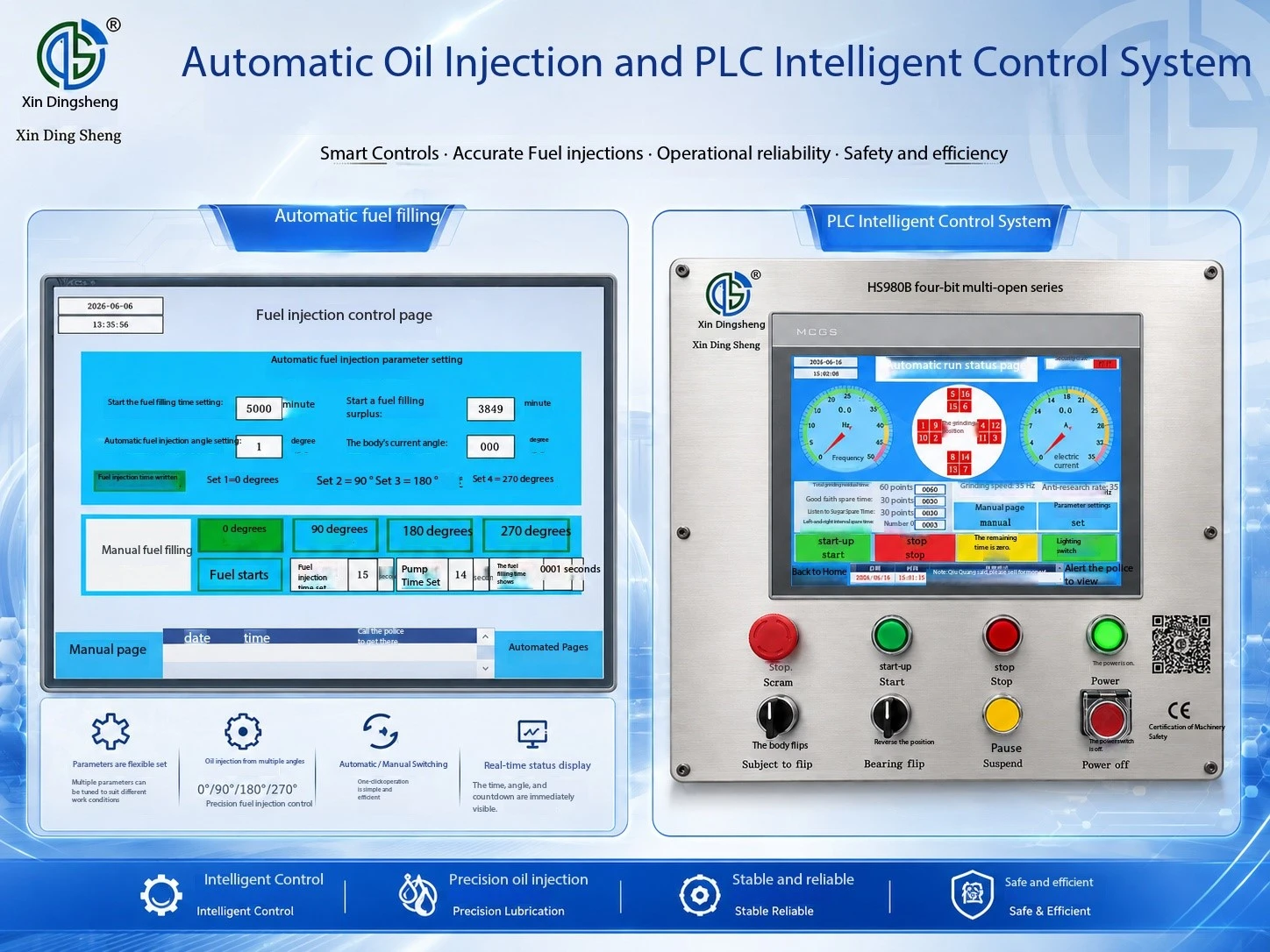 Automatic Oil Injection and PLC Intelligent Control System Automatic Oil Injection and PLC Intelligent Control System